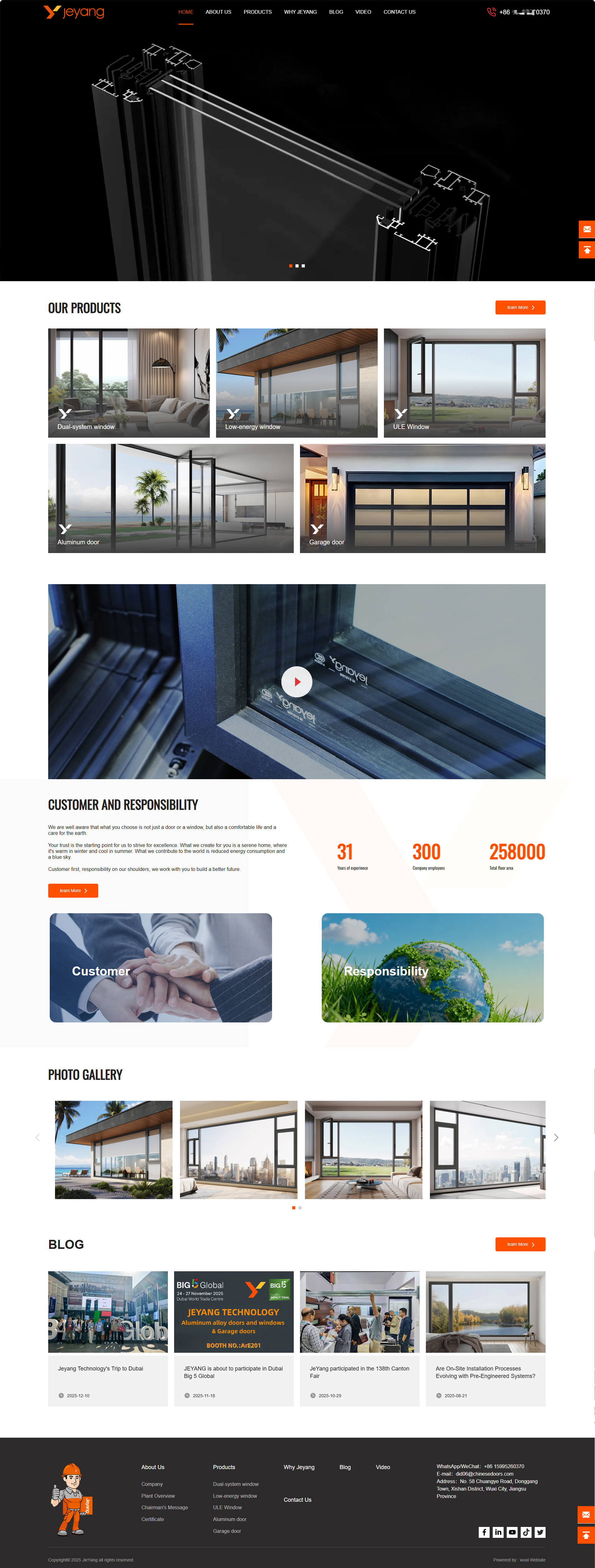 江蘇捷陽科技股份有限公司超低能耗建筑外貿(mào)網(wǎng)站定制案例 PC端預覽圖